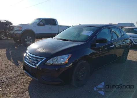 2015 Nissan Sentra S z USA, uszkodzony, nr VIN 3N1AB7AP1FY302367